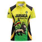 Custom Jamaica Football Women Polo Shirt Go Champions