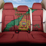 Personalised Morocco Back Car Seat Cover Coat Of Arms - Islamic Mix African Patterns
