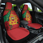 Personalised Morocco Car Seat Cover Coat Of Arms - Islamic Mix African Patterns