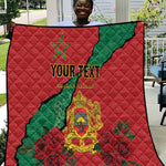 Personalised Morocco Quilt Coat Of Arms - Islamic Mix African Patterns