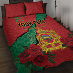 Personalised Morocco Quilt Bed Set Coat Of Arms - Islamic Mix African Patterns