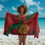 Personalised Morocco Sarong Coat Of Arms - Islamic Mix African Patterns