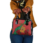 Personalised Morocco Shoulder Handbag Coat Of Arms - Islamic Mix African Patterns