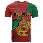 Personalised Morocco T shirt Coat Of Arms - Islamic Mix African Patterns