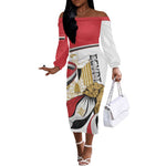 Personalized Egyptian Revolution Off The Shoulder Long Sleeve Dress July 23rd