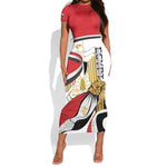 Personalized Egyptian Revolution Short Sleeve Bodycon Dress July 23rd LT15