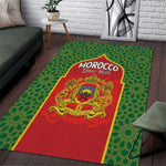 Personalized Morocco Fete du Trone Area Rug King Lion