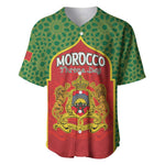 Personalized Morocco Fete du Trone Baseball Jersey King Lion