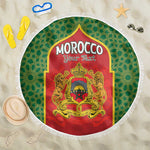 Personalized Morocco Fete du Trone Beach Blanket King Lion