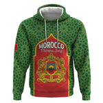 Personalized Morocco Fete du Trone Hoodie King Lion