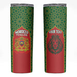 Personalized Morocco Fete du Trone Skinny Tumbler King Lion