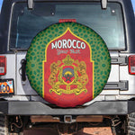 Personalized Morocco Fete du Trone Spare Tire Cover King Lion