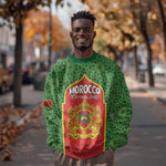 Personalized Morocco Fete du Trone Sweatshirt King Lion