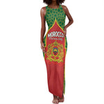 Personalized Morocco Fete du Trone Tank Maxi Dress King Lion