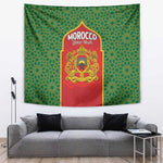 Personalized Morocco Fete du Trone Tapestry King Lion