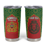 Personalized Morocco Fete du Trone Tumbler Cup King Lion
