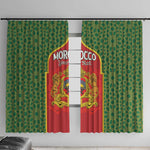 Personalized Morocco Fete du Trone Window Curtain King Lion