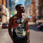 Personalized Eswatini Somhlolo Day Men Tank Top Coat Of Arms With Map - African Pride