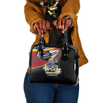 Eswatini Somhlolo Day Shoulder Handbag Coat Of Arms With Map - African Pride