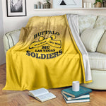 Buffalo Soldier Blanket African American Heroes - Yellow - African Pride