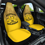 Buffalo Soldier Car Seat Cover African American Heroes - Yellow - African Pride