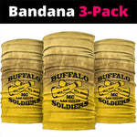 Buffalo Soldier Neck Gaiter African American Heroes - Yellow LT15