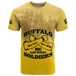 Personalized Buffalo Soldier T shirt African American Heroes - Yellow - African Pride