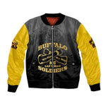 Personalized Buffalo Soldier Bomber Jacket African American Heroes - Black - African Pride