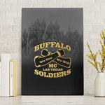 Buffalo Soldier Canvas Wall Art African American Heroes - Black - African Pride