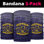 Buffalo Soldier Neck Gaiter African American Heroes - Navy Blue LT15