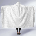 Nigeria Yoruba Osun-Osogbo Festival Hooded Blanket White Lily Lei - African Pride