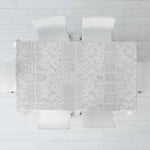Nigeria Yoruba Osun-Osogbo Festival Tablecloth White Lily Lei - African Pride