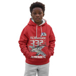 Tuskegee Red Tails Airmen Kid Hoodie 332nd Fighter Group - Red - African Pride