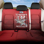Tuskegee Red Tails Airmen Back Car Seat Cover 332nd Fighter Group - Black Red - African Pride