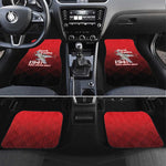 Tuskegee Red Tails Airmen Car Mats 332nd Fighter Group - Black Red - African Pride