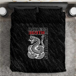 Harlem Hellfighters Bedding Set Harlem Rattlers - Don't Tread on Me - African Pride