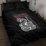 Harlem Hellfighters Quilt Bed Set Harlem Rattlers - Don't Tread on Me - African Pride
