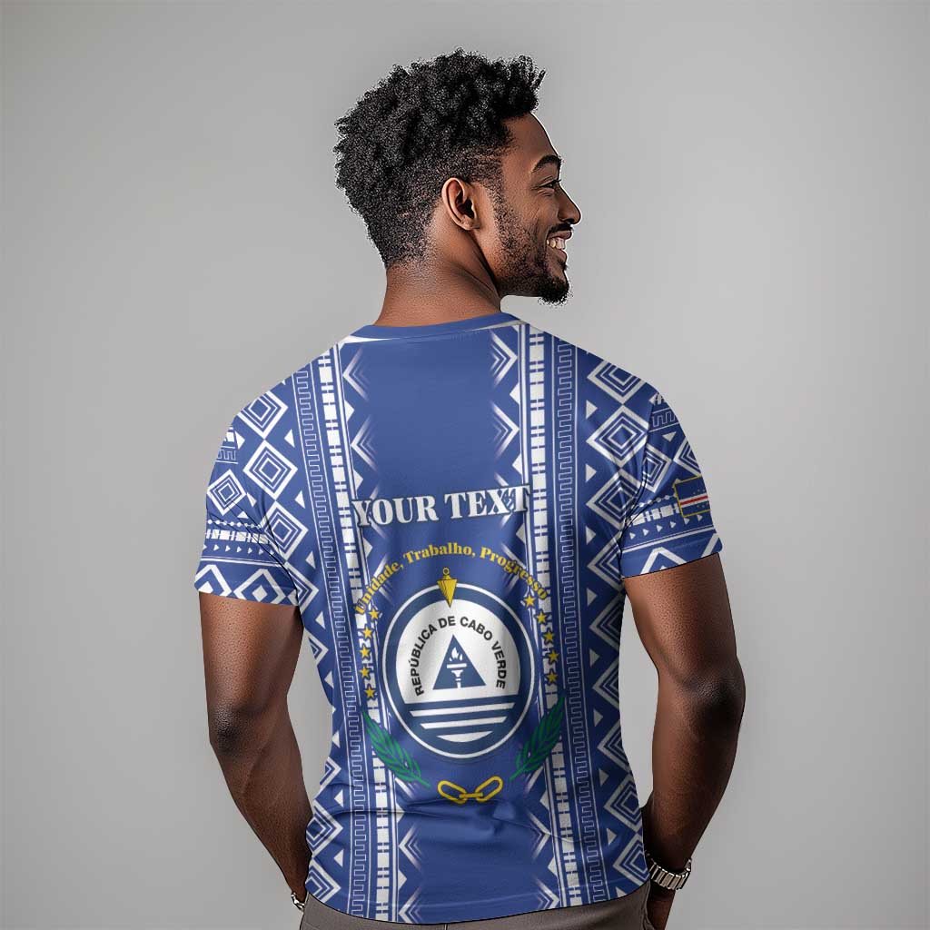 Personalised Cape Verde T shirt Grey Headed Kingfisher - Coat Of Arms