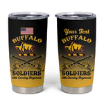 Personalized Afro-Americans Buffalo Soldiers Tumbler Cup 10th Cavalry Regiment