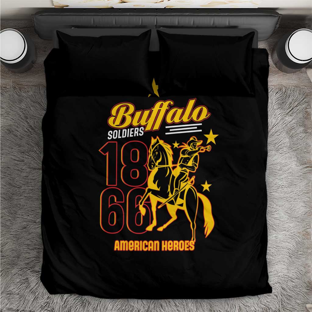 Afro-Americans Buffalo Soldiers Bedding Set 9th and 10th Cavalry Regiment