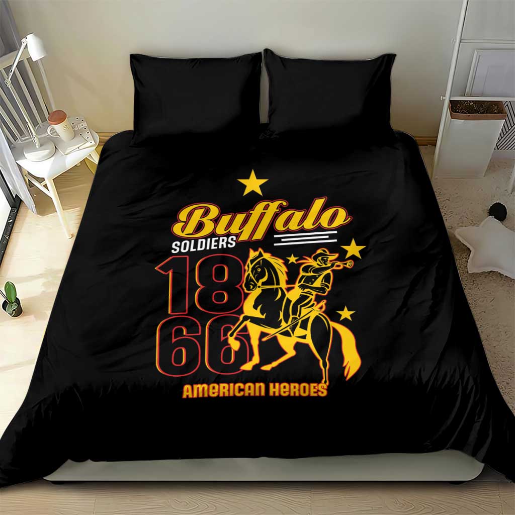 Afro-Americans Buffalo Soldiers Bedding Set 9th and 10th Cavalry Regiment