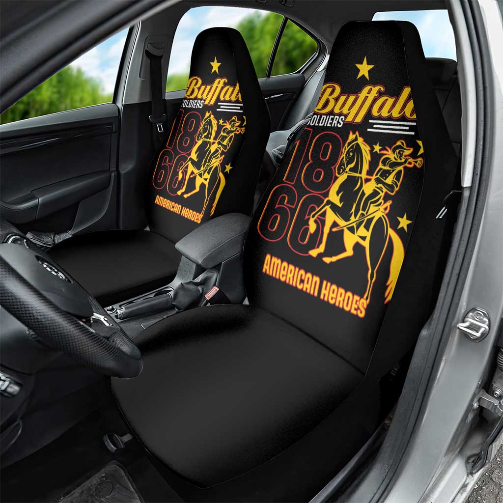 Afro-Americans Buffalo Soldiers Car Seat Cover 9th and 10th Cavalry Regiment