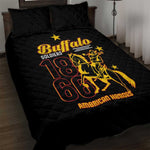 Afro-Americans Buffalo Soldiers Quilt Bed Set 9th and 10th Cavalry Regiment