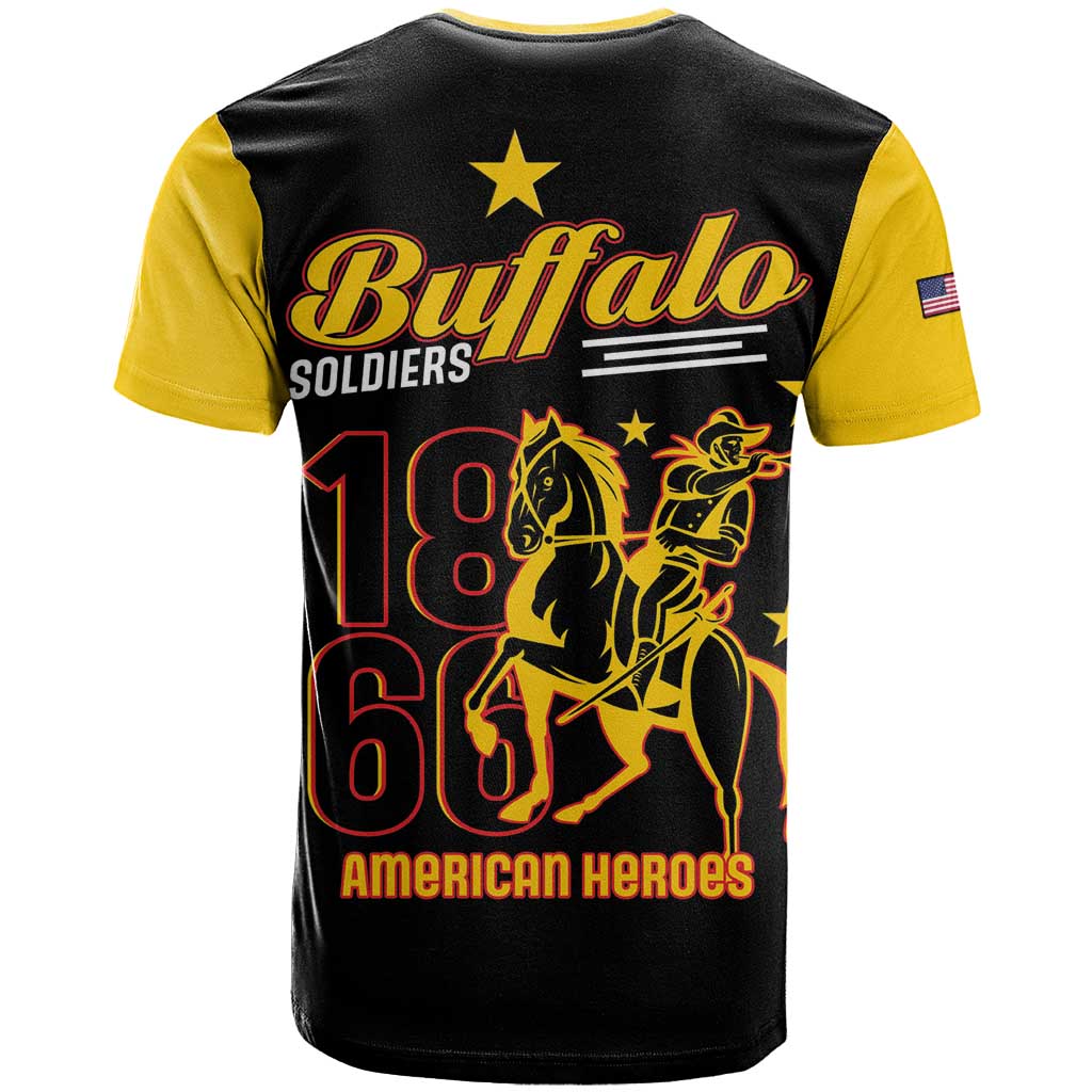 Afro-Americans Buffalo Soldiers T shirt 9th and 10th Cavalry Regiment