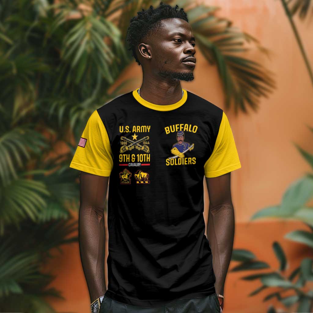 Afro-Americans Buffalo Soldiers T shirt 9th and 10th Cavalry Regiment