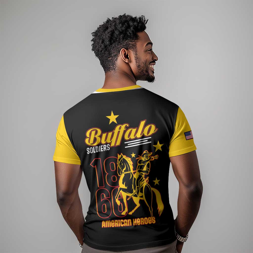 Afro-Americans Buffalo Soldiers T shirt 9th and 10th Cavalry Regiment