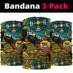 Personalized Mozambique Neck Gaiter African Elephant Capunala Pattern LT15