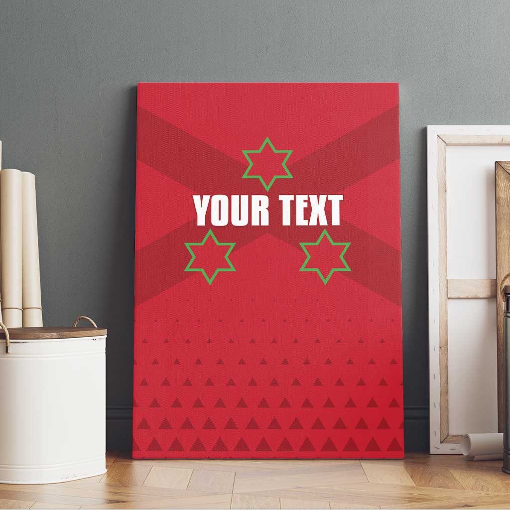 Custom Burundi Football Canvas Wall Art Go Intamba Go