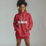 Custom Burundi Football Hoodie Dress Go Intamba Go