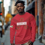 Custom Burundi Football Long Sleeve Shirt Go Intamba Go